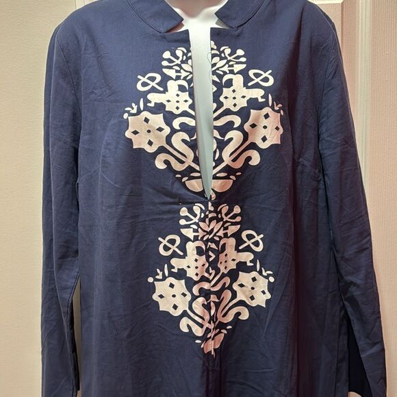 Misslook Stand Collar Shift long Sleeve Slit Dress size 3XL - Picture 5 of 11